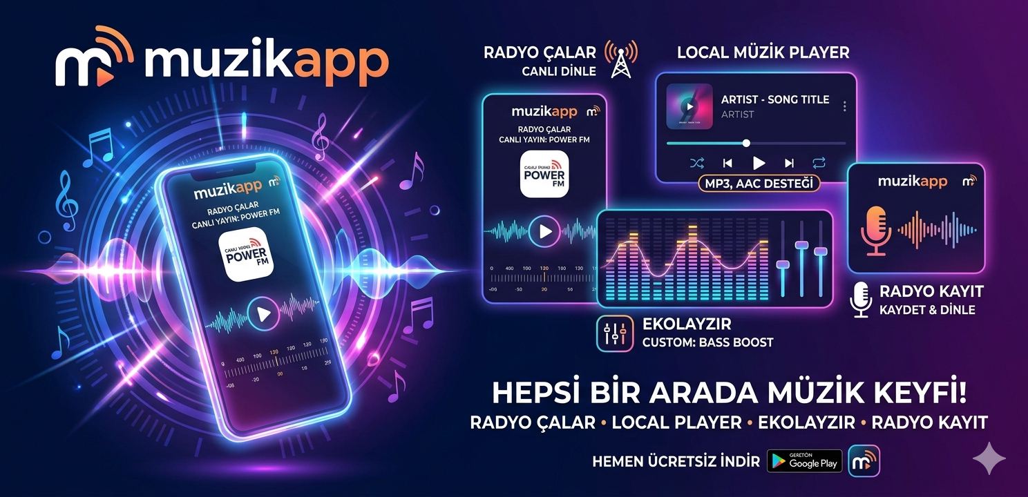 Müzik App - Dinlemeyi Yeniden Keşfet